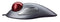 LOGITECH TRACKMAN MARBLE MOUSE FOUR-BUTTON PROGRAMMABLE T-BC21 - DARK GRAY - Like New