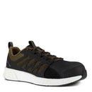 REEBOK FUSION FLEXWEAVE COMP TOE STATIC-DISSIPATIVE ATHLETIC MEN'S SIZE 15 BROWN - Like New