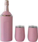 Vinglacé Wine Bottle Chiller Gift Set- Portable Stainless Steel Wine Cooler - Brand New