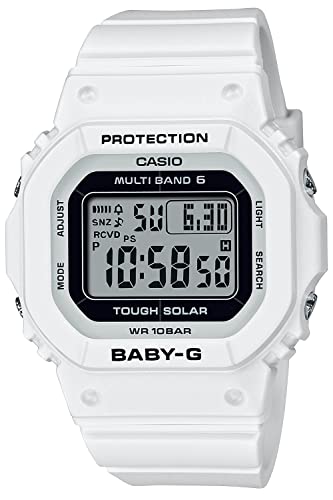 Casio] Baby-G Watch Radio Solar BGD-5650-7JF Women's White Watch Like New