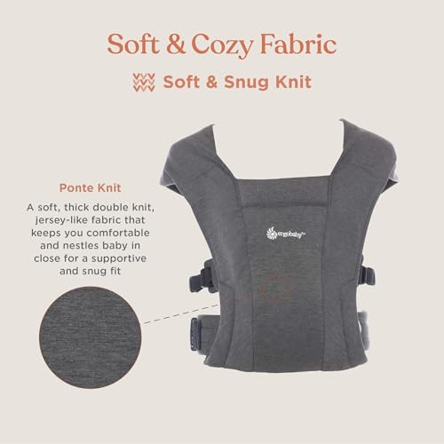 ERGOBABY EMBRACE BABY CARRIER Newborn to Toddler - Cozy Essentials Cream - Brand New