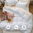 Bedsure White Duvet Cover King Size - 3 Pieces Prewashed Extra Soft Bedding Set - Like New