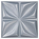 Art3d Matt Grey Silver 3D Wall Panel PVC Flower 3 Sq Meter B08D7659S4 - New - Brand New