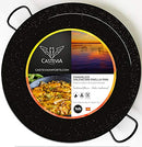 Castevia 24" Enameled Steel Paella Pan, 60cm, 20 servings, B07TW3BH3H - Black - Brand New