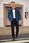 COOFANDY MENS TUXEDO JACKET WEDDING SUIT JACKET SLIM FIT BLAZER JACKET 2XL - Brand New