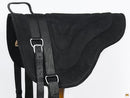 HILASON Black Bareback Saddle Pad, 24" X 32" Treeless - Brand New