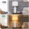 BRIGHTEVER CERAMIC TABLE LAMPS SET OF 2 YH-TL2371 - WHITE - Brand New