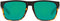 COSTA Del Mar Men's Spearo Square Sunglasses - 06S9008 - Green / Matte Black Like New