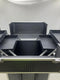 GENERIC 20" ROLLING COSMETICS ORGANIZER, FOLDING TRAYS - BLACK DIAMOND SPARKLES - Like New