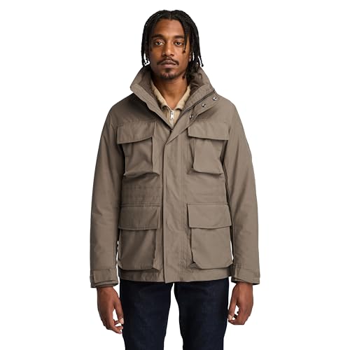 TB0A6UZJBK0 TIMBERLAND MENS ABINGTON WATERPROOF 3-IN-1 JACKET LARGE - CHIP - Brand New