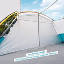 UNP Camping Tent 9-10 Person Waterproof Windproof Family Tent B087LRL9R7 - Tan - Like New