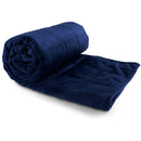 HUG BUD WEIGHTED BLANKET 41" X 60" - 7-lbs, No Duvet Cover Required - NAVY - Like New