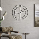 1st Owned Large Modern Metal Wall Clocks Rustic Round Non Ticking B096KXBV89 - Like New