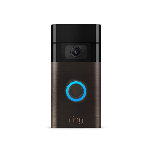 Ring Video Doorbell 1080p HD video – Venetian Bronze Like New