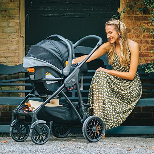 CHICCO CORSO PRIMO CLEARTEX TRAVEL SYSTEM CHICCO CORSO PRIMO - BLACK - Like New