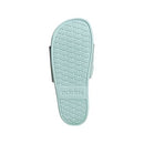 Women Adidas Adilette Comfort Halo Mint/Magic Grey Metallic Slide Sandal 8 - Like New