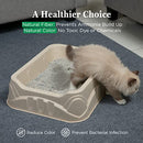 Disposable Litter Box for Cats 6 Pack Sturdy Design B0BX8TB579 - Brand New