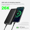Belkin Portable Charger, 4-Port Power Bank 26,000mAh w/USB-C & USB-A Ports Black - Like New