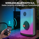 MONSTER BLUETOOTH SPEAKERS 80W FOR OUTDOOR - BLACK - Like New