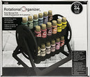 PLAID ROTATIONAL ORGANIZER FOR ACRYLIC STORAGE HOLDS 24 STANDARD 2 FL OZ BOTTLES - Like New