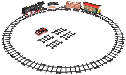 Amazon Basics Remote Control Steam Engine Hobby Train Set - 9011-01-AM - NEW - Brand New