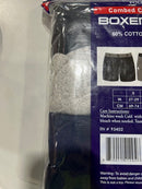 BLACK HORSE POLO CLUB BOXER BRIEF 3 PACK - SIZE: MEN 2XL - BLACK/GRAY/BLUE - Brand New