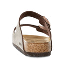 BIRKENSTOCK UNISEX ARIZONA TWO-STRAP FOOTBED SANDAL - MEN 6 NARROW - MOCHA - Like New
