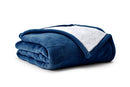 EDDIE BAUER SMART HEATED ELECTRIC THROW BLANKET REVERSIBLE 880646 -INDIGO - Like New