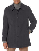 COLE HAAN MEN'S BUTTON UP WOOL PLUSH CAR COAT SIZE: MEN XL - CHARCOAL - Brand New