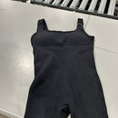 FITTIN BLACK FULL TANK TOP SUIT WITH BRA FOR WOMEN - SIZE: WOMEN M - BLACK - Brand New