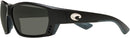 COSTA DEL MAR TUNA ALLEY GLOBAL FIT 580G - MATTE BLACK/GRAY - Like New