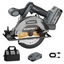 WORKPROX 20V CIRCULAR SAW, 6-1/2'' BRUSHLESS (5500 RPM) WX125394AE - BLACK/GRAY - Like New