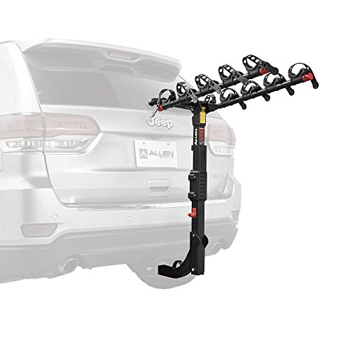 ALLEN SPORTS PREMIER HITCH MOUNTED 5-BIKE CARRIER, MODEL S555, PREMIER - BLACK - Like New