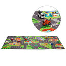 IQ Toys Kids City Traffic Play Mat Rug 36 X 72 Inches B01AR4IIP2 - Multicolor - Like New