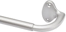 Amazon Basics Room Darkening Curtain Rod for Bedroom 48" to 88", Nickel - Brand New