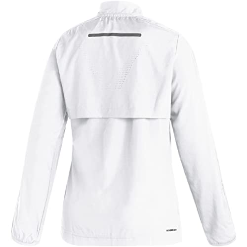 ADIDAS SIDELINE 21 LS 1/4 ZIP - SIZE: MEN S - WHITE GRAY - Like New