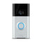 Ring Video Doorbell - 720p HD video, improved motion detection – Satin Nickel Like New
