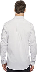 526610001 DOCKERS MEN'S CLASSIC FIT LONG SLEEVE SHIRT, SIZE: MEN S, FOIL GRAY - Like New