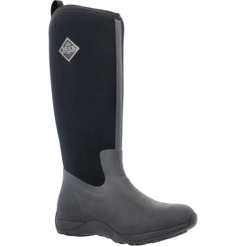 WAA000 Muck Arctic Adventure Tall Rubber Women's Winter Boots Black Size 7 - Like New