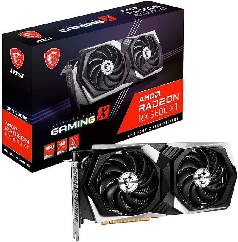 MSI Gaming AMD Radeon RX 6600 XT 8GB Graphics Card RX 6600 XT GAMING X 8G Like New