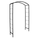 Better Garden Steel Garden Arch, 7'2" High x 4'7" Wide B07KZNXDPN - Black - Brand New