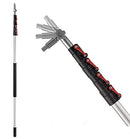 WHISTLER 6-24 FOOT EXTENSION POLE - PREMIUM TELESCOPIC POLE - SILVER BLACK - Like New