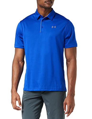 1289268 Under Armour Men's Tech Golf Polo Royal/Graphite 2XL - Brand New