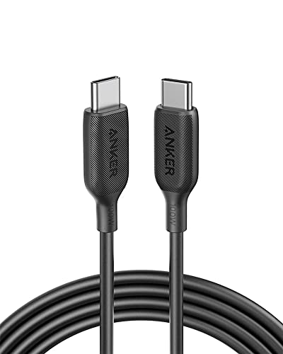 ANKER POWERLINE III USB-C TO USB-C 2.0 CABLE 6FT USB-C TO USB-C CABLE - BLACK - Like New