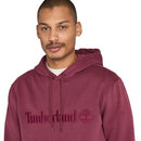 TB0A6VFJ648 TIMBERLAND MEN'S HAMPTON HOODIE SIZE MEN 2XL BURGUNDY - Brand New