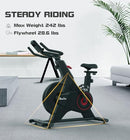 BANCON STATIONARY EXERCISE BIKE MAGNETIC RESISTANCE BICYCLES - BLACK-RED - Like New