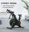 BANCON STATIONARY EXERCISE BIKE MAGNETIC RESISTANCE BICYCLES - BLACK-RED - Like New