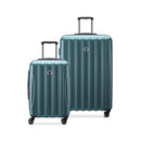DELSEY PARIS HELIUM AERO HARDSIDE LUGGAGE 2-PIECE SET (21/28) - METALLIC GREEN - Like New