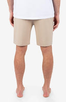 HURLEY PHANTOM HEATHER WALKSHORTS 20 MEN'S SHORTS SIZE: 34 KHAKI - Like New