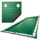 SWIMLINE HYDROTOOLS Supreme Guard Heavy Duty Winter Pool Cover Green/Black - Like New